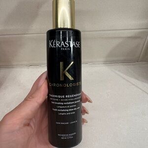 Kerastase Chronologiste Hair Heat Protectant - Black and Gold